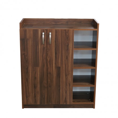 Shoe Rack 2P+4 Shelf Melamine MDF Ref FG017