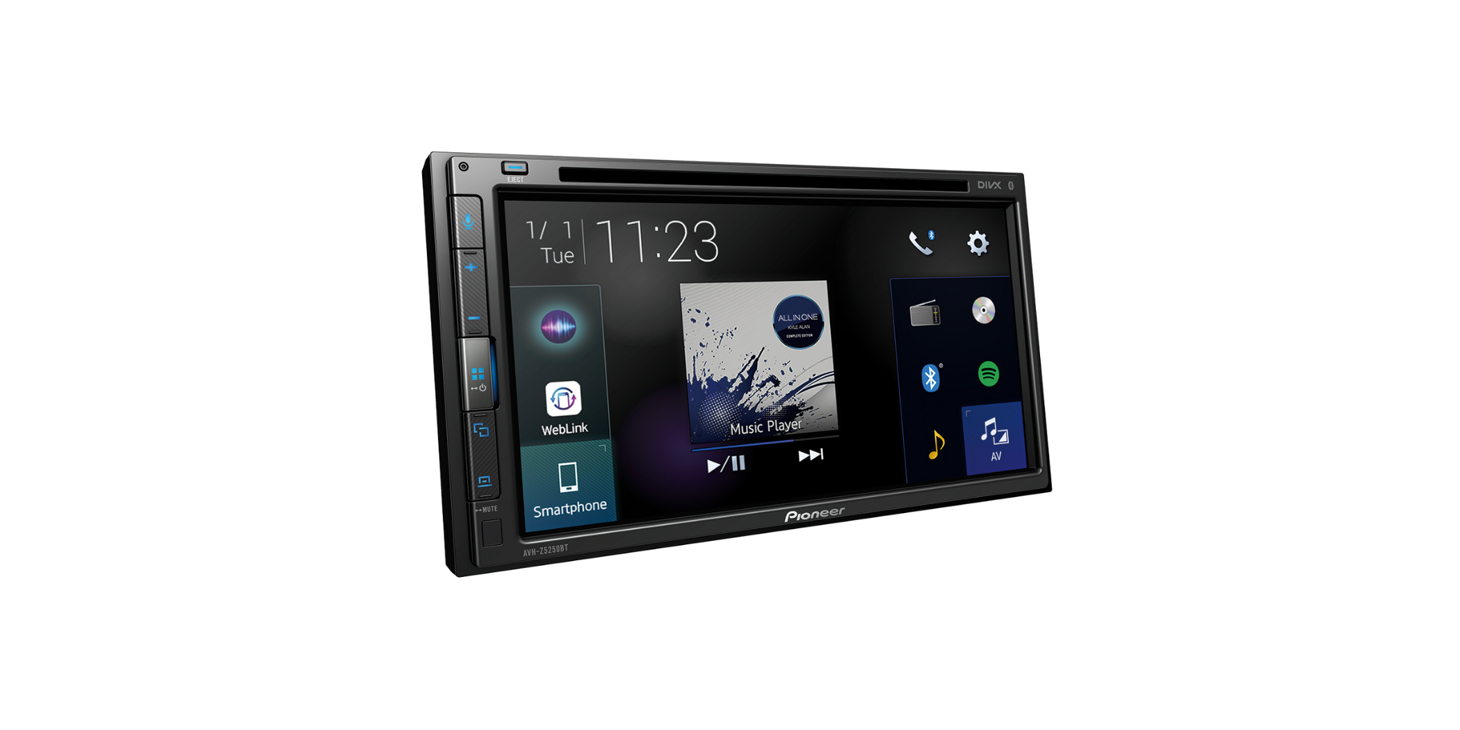 Pioneer AVH Z5250BT Car DVD Player