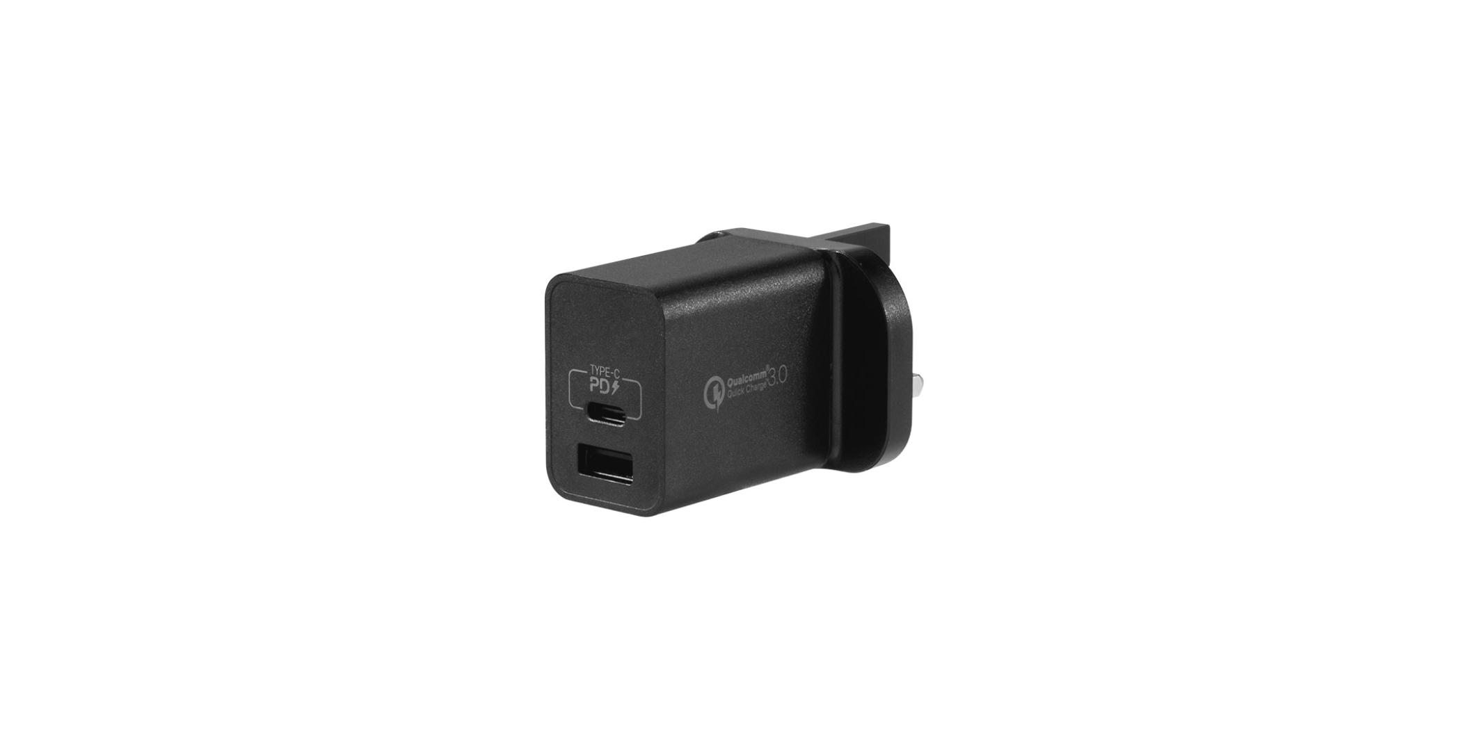 Momax ONGPlug 2-Port USB Fast Charger Black