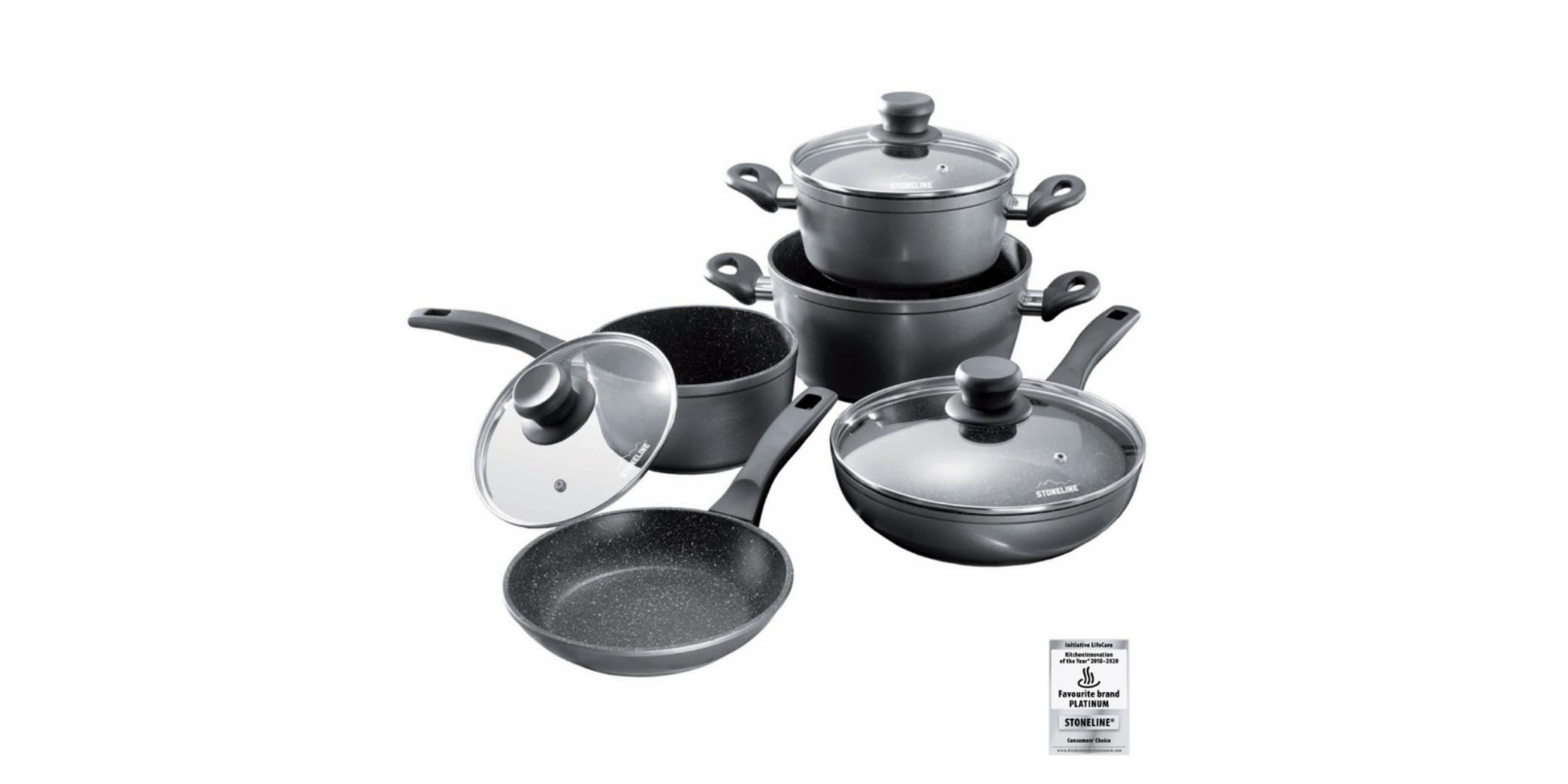 Stoneline WX 6588 8pcs Cookware Set "O"