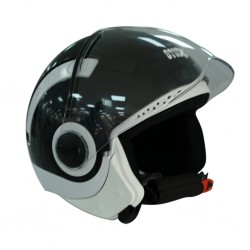 Studds Nano 560 White/Black Helmet 06678