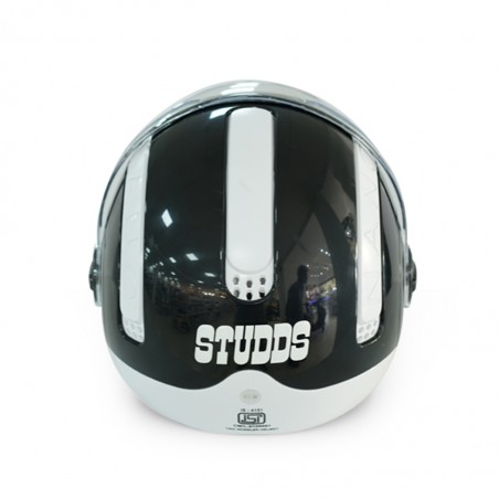 Studds Nano 560 White/Black Helmet 06678