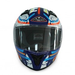 SMK Stellar GL537 blue F/F W/G Helmet 06667