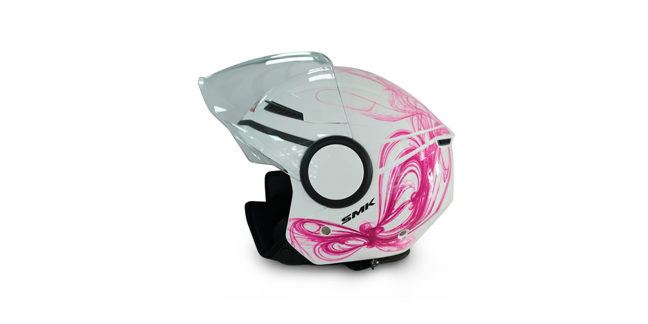 SMK Streem GL190 G/White Fantasy helmet 06674