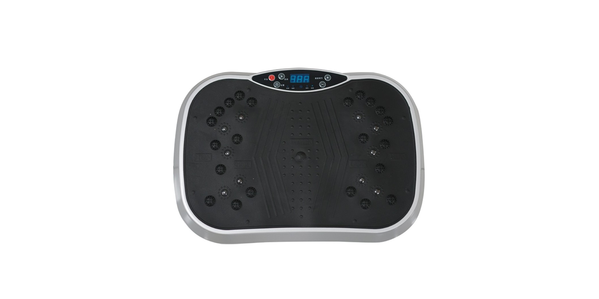 Touchless Grey fitness vibrating machine