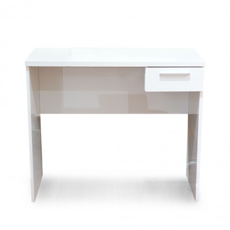 Camel Office Table White Particle Board 1 Drawer