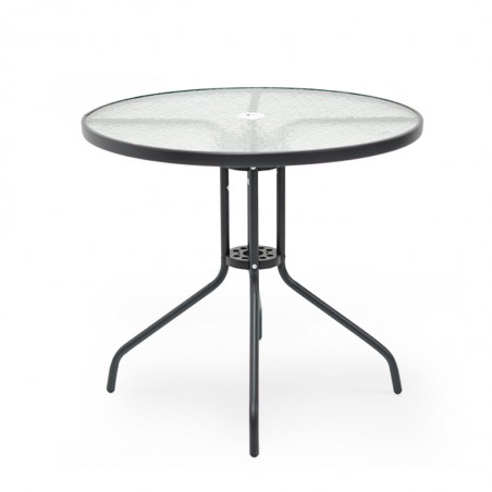 Malton Table and 4 Chairs + Beach Umbrella