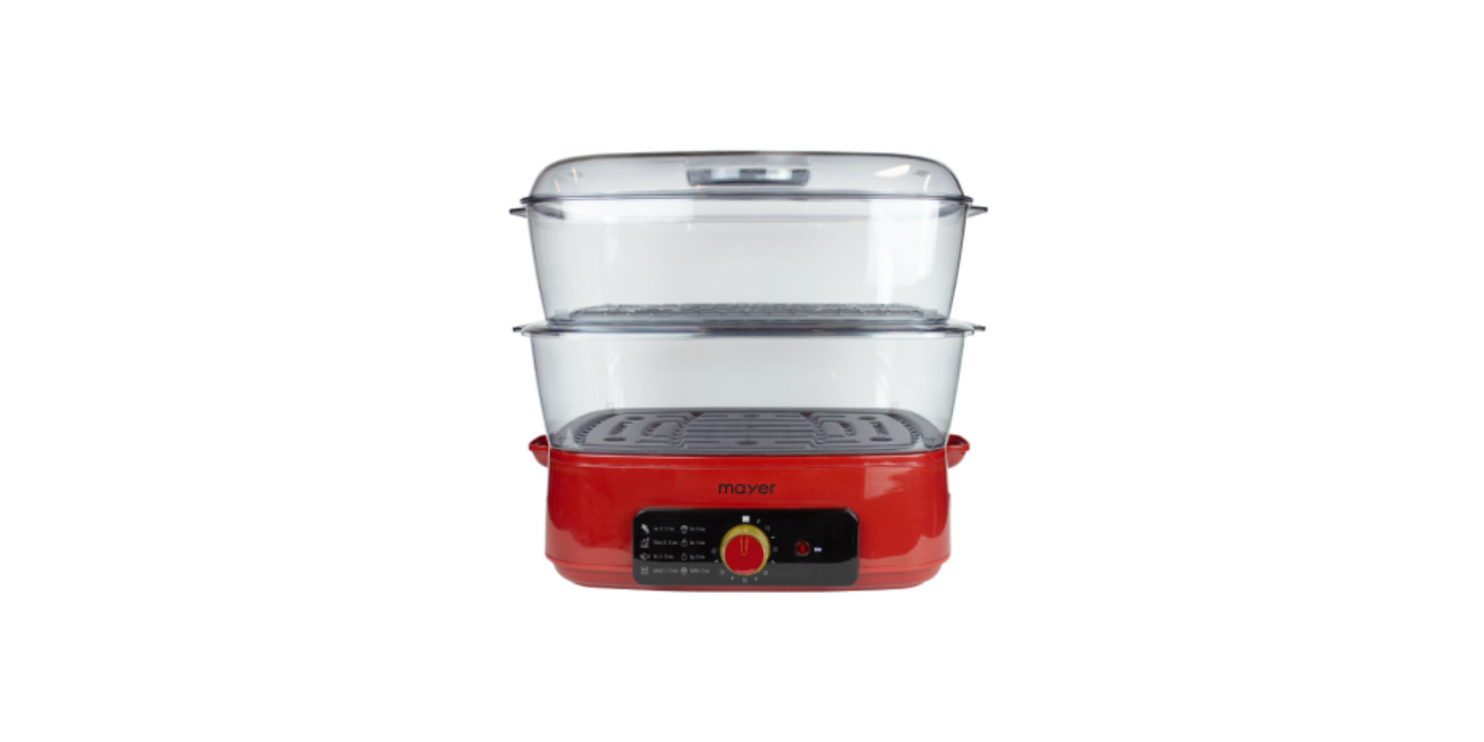 Mayer MMFS28D 28L Red Food Steamer