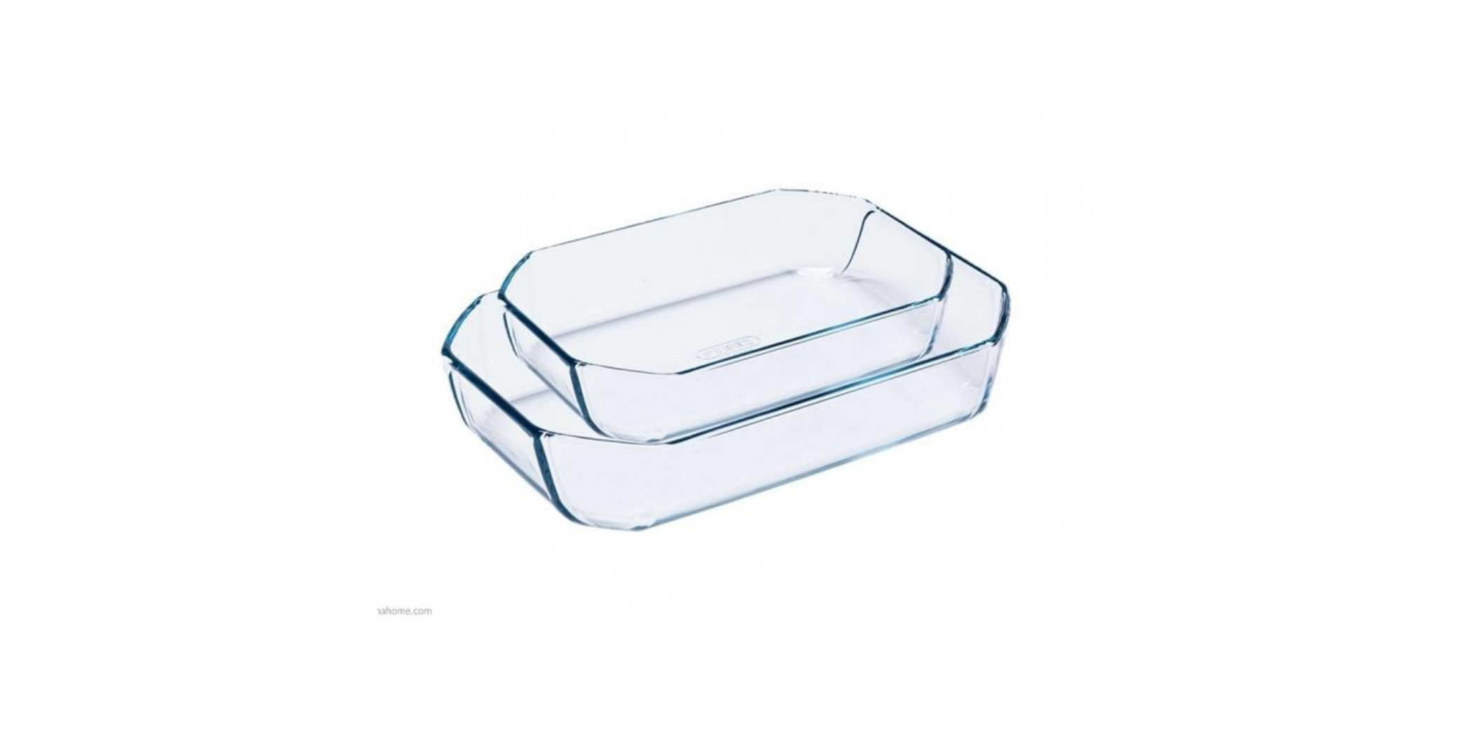 Pyrex Set 2 x Rect Roaster (33x22x7 + 30x20x7) "O"