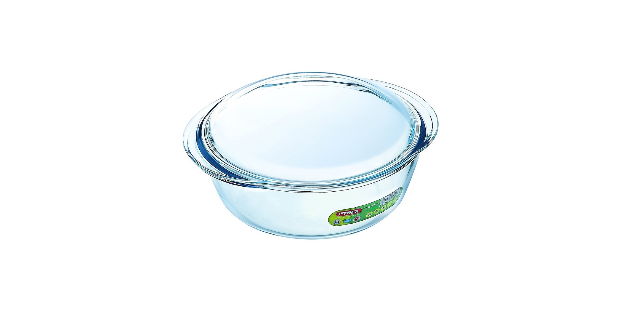 Pyrex Glass 2.2L Round Casserole + 0.8L Sleeve "O"