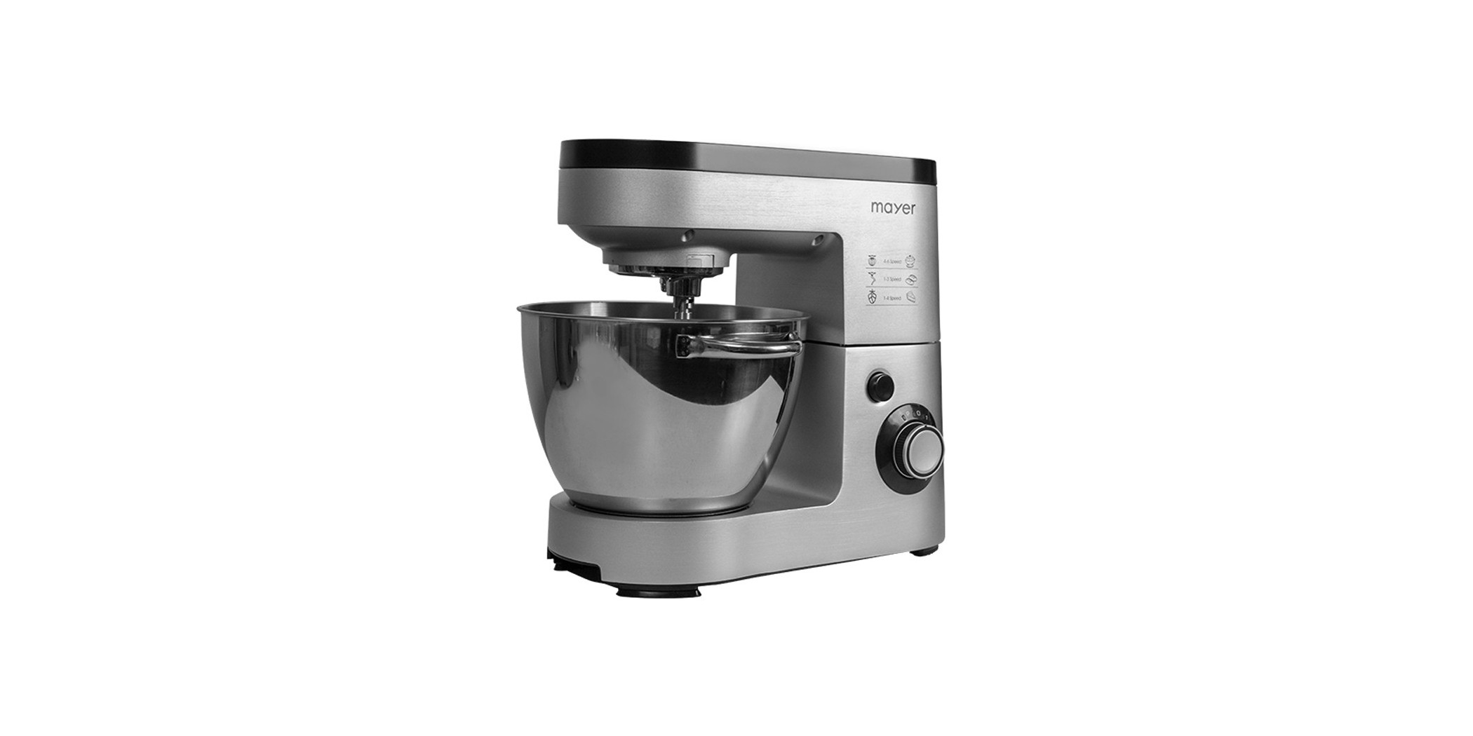 Mayer MMSM101 5.5L 1000W Silver Stand Mixer