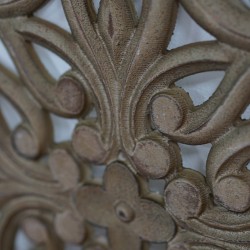 Sculpt Flower Pattern Wall Decor 60x60cm MDF