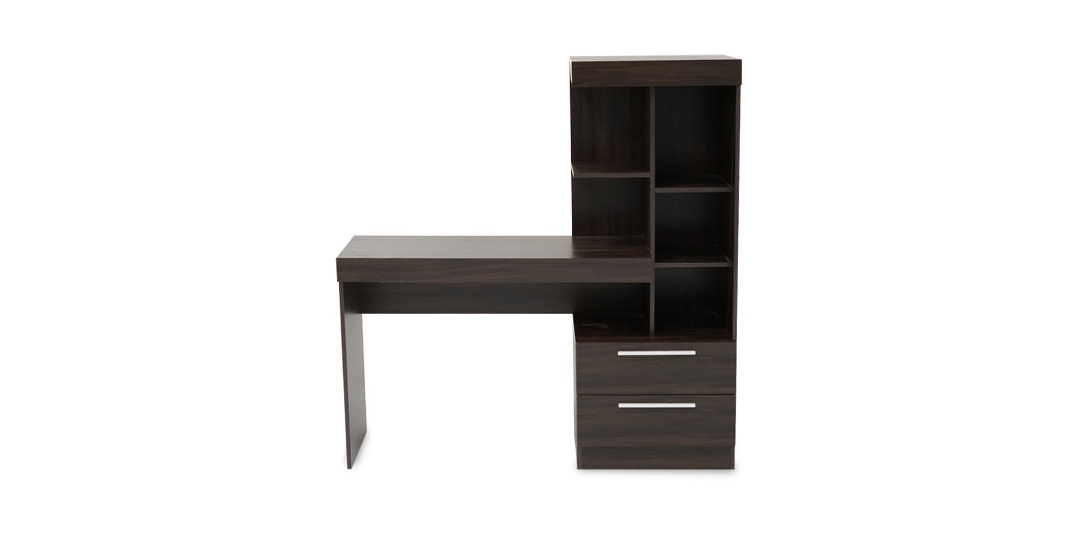 Ottawa Office Table Malbec Trend PB 2 Drws/Shelves