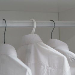 Alpha Wardrobe 3 Doors MDF White & Blue