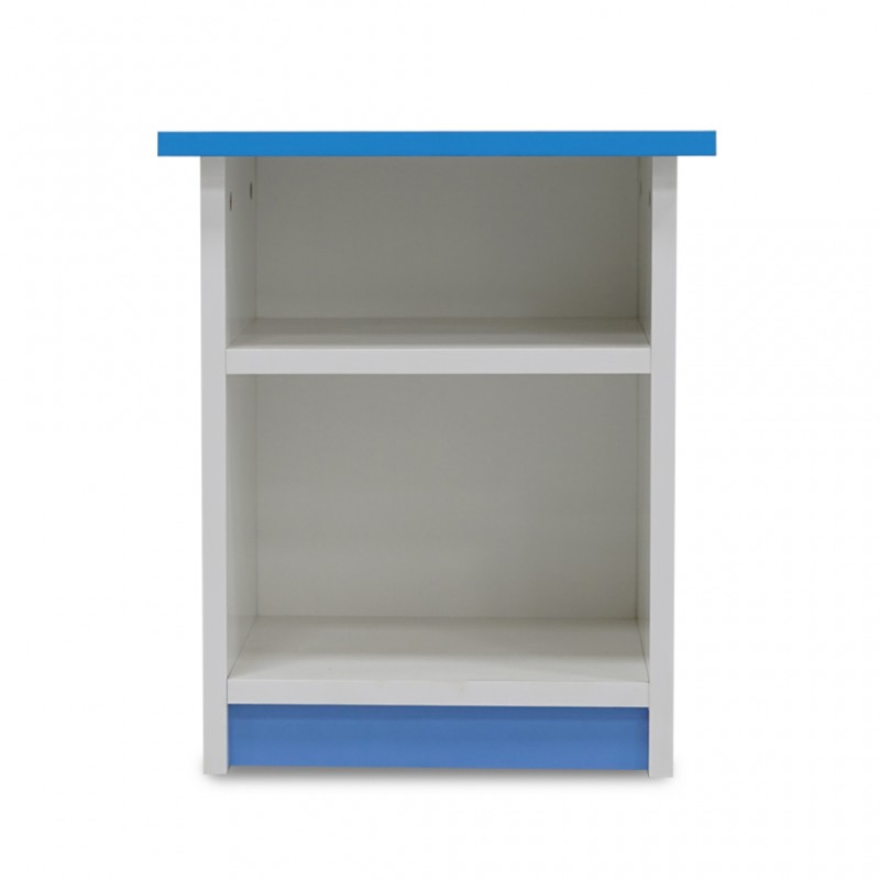 Alpha Night Table MDF White & Blue Alpha Night Table MDF White & Blue