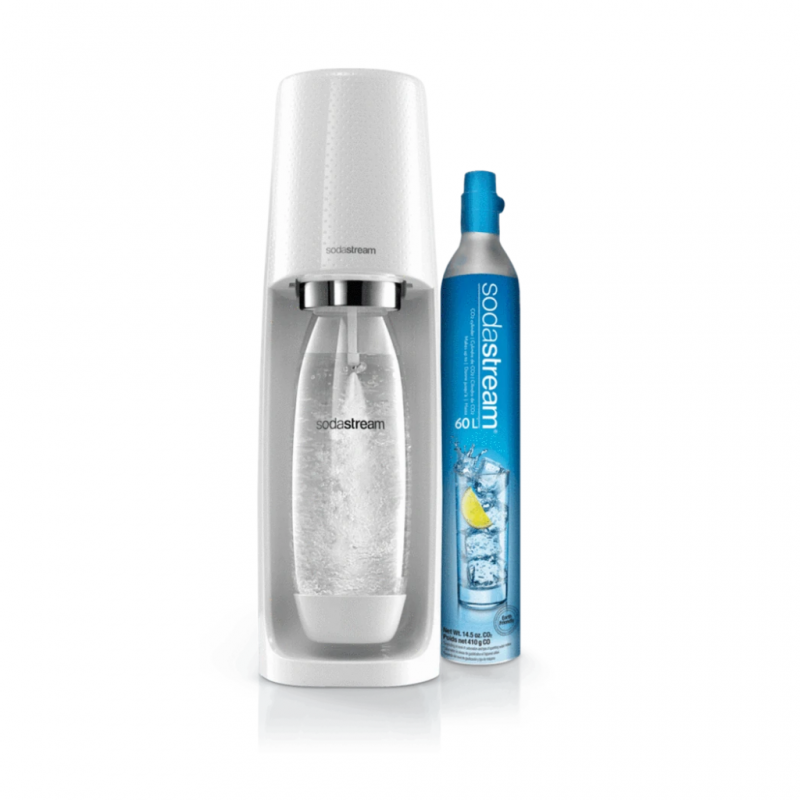Sodastream Spirit White Starter Pack Sparkle 266010 Drink Maker "O" Sodastream Spirit White Starter Pack Sparkle 266010 Drink Maker "O"