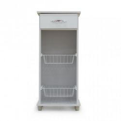 Agata Fruit Cabinet White Particle Board W/1 Drw