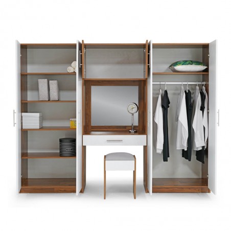 Arden Wardrobe 4 Doors + Dressing Table