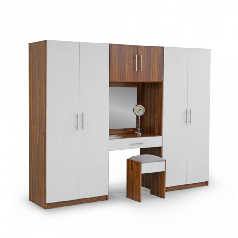 Arden Wardrobe 4 Doors + Dressing Table Arden Wardrobe 4 Doors + Dressing Table