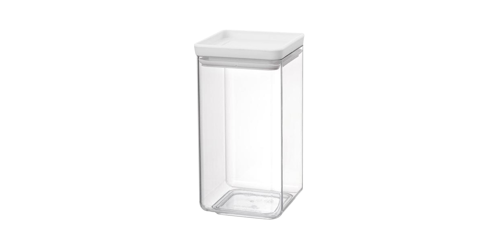 Brabantia 122484 1.6L TASTY+ Light Grey Square Canister 5YW "O"