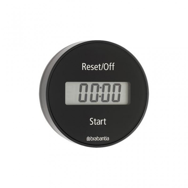 Brabantia 121968 TASTY+ Dark Grey Magnetic Kitchen Timer 5YW "O" Brabantia 121968 TASTY+ Dark Grey Magnetic Kitchen Timer 5YW "O"