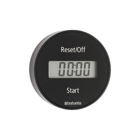 Brabantia 121968 TASTY+ Dark Grey Magnetic Kitchen Timer 5YW "O"