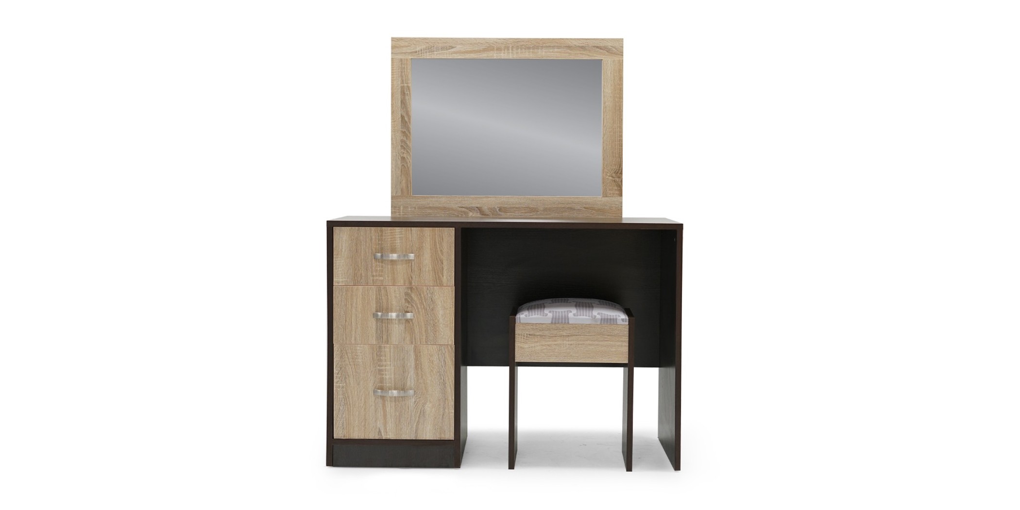 Odero Dressing Table With Pouff Melamine