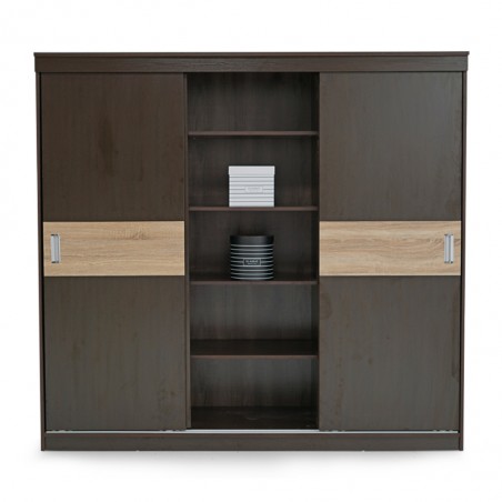 Odero Wardrobe 3 Doors Sliding Melamine MDF