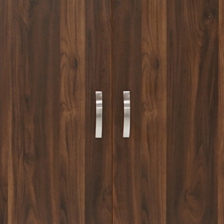 Tripoli Wardrobe 4 Doors MDF Kiaat and Creamywood