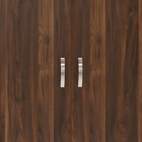 Tripoli Wardrobe 4 Doors MDF Kiaat and Creamywood