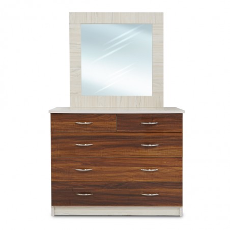 Tripoli Dressing Table MDF Kiaat and Creamywood