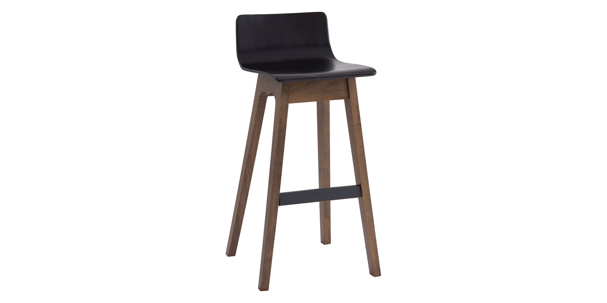 Ava Lowback Bar Chair Cocoa/Ebony Color