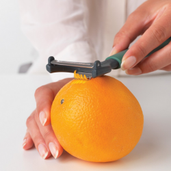 Brabantia 122927 TASTY+ Fir Green Food Y Peeler + Zester 5YW "O"