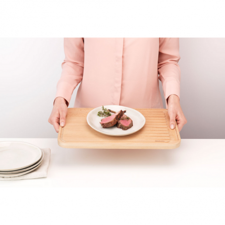 Brabantia 260704 Profile Wooden Chopping Board For Meat  2YW "O"