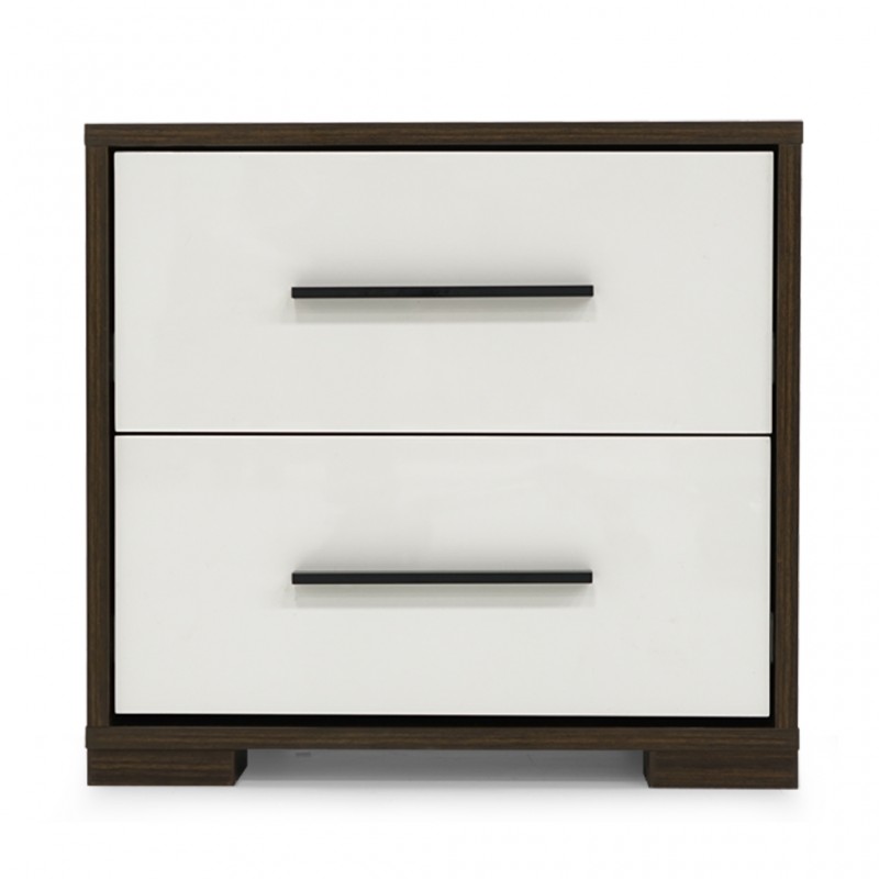 Elvera Night Stand Brown+Cream Elvera Night Stand Brown+Cream