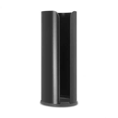 Brabantia 280504 ReNew Matt Black Toilet Roll Dispenser 10YW "O"