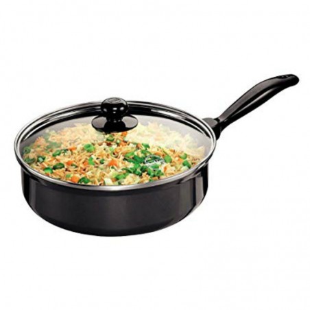 Futura Q92 3.25L 24cm N.Stick Saute Pan Glass Lid
