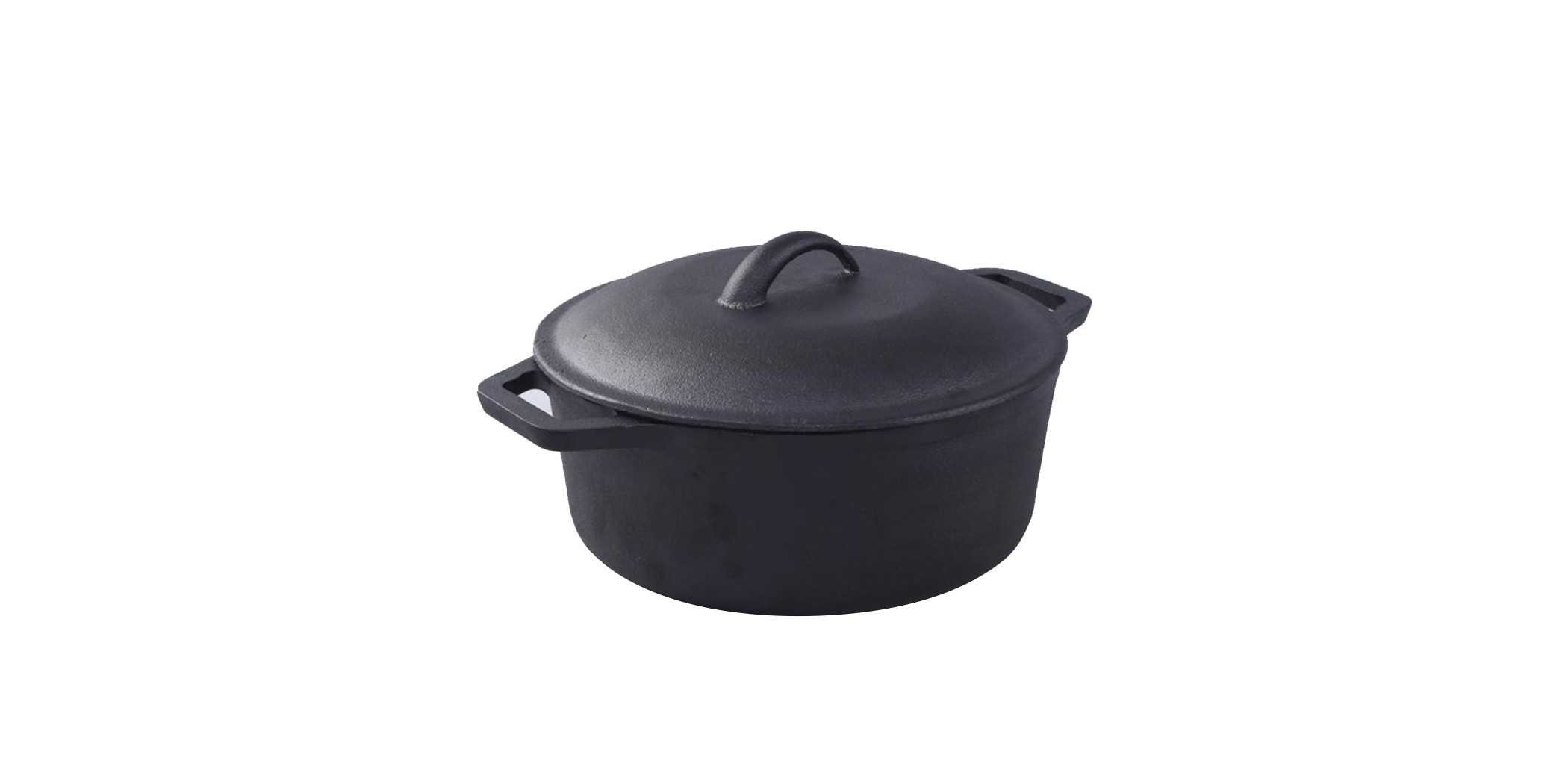 Wonderchef WON516 Forza Cast Iron 25cm Casserole Pre-seasoned