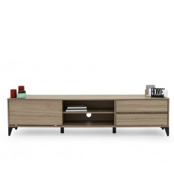 Drusilla TV Stand Walnut / New Burly Wood