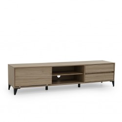 Drusilla TV Stand Walnut / New Burly Wood