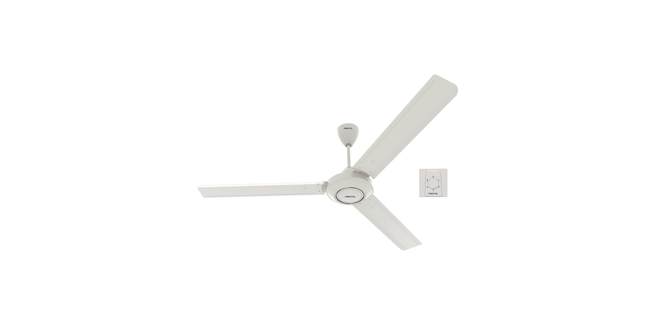 Mistral MCF560D 56" WH Ceiling Fan with 2YFW