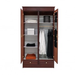 Denver Wardrobe 2 Doors MDF Sapele