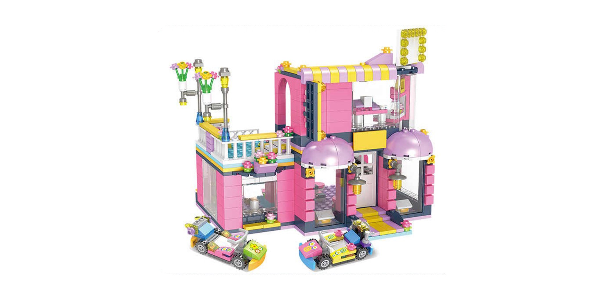 Masen Building Blocks 688 Pcs - Hairdressing Salon