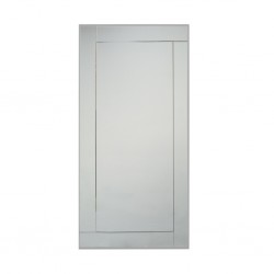 Floor Mirror W/Stand MDF Silver Finish W90x H180 cm JC-MN227