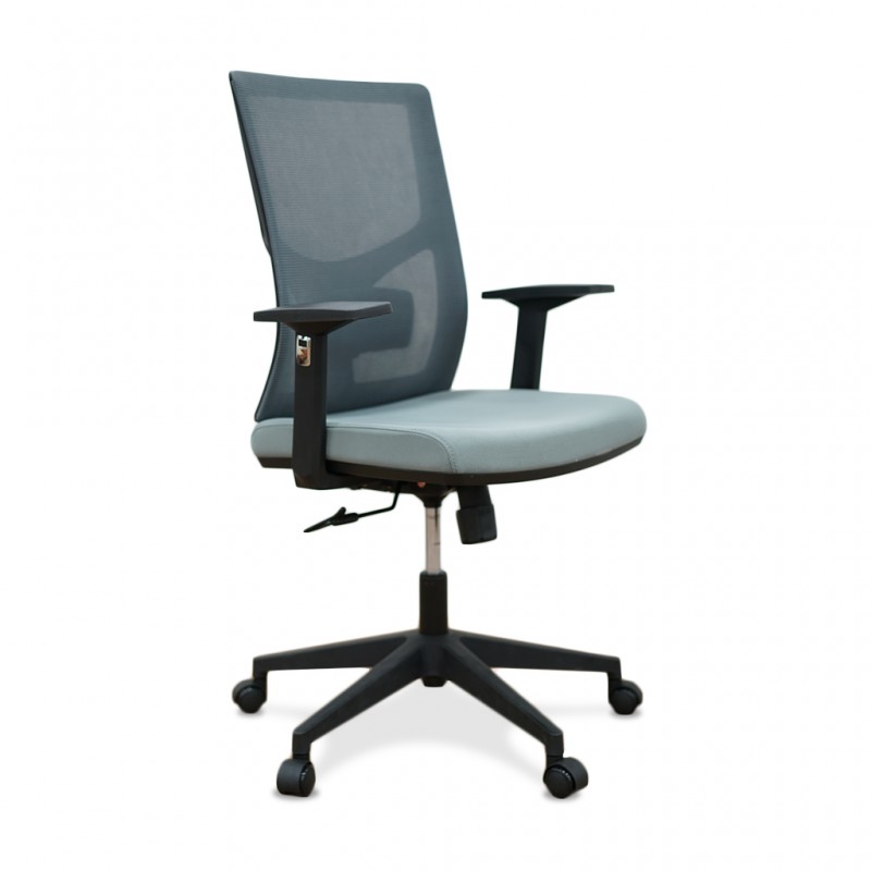 Nia Low Back Office Chair Grey Color Nia Low Back Office Chair Grey Color