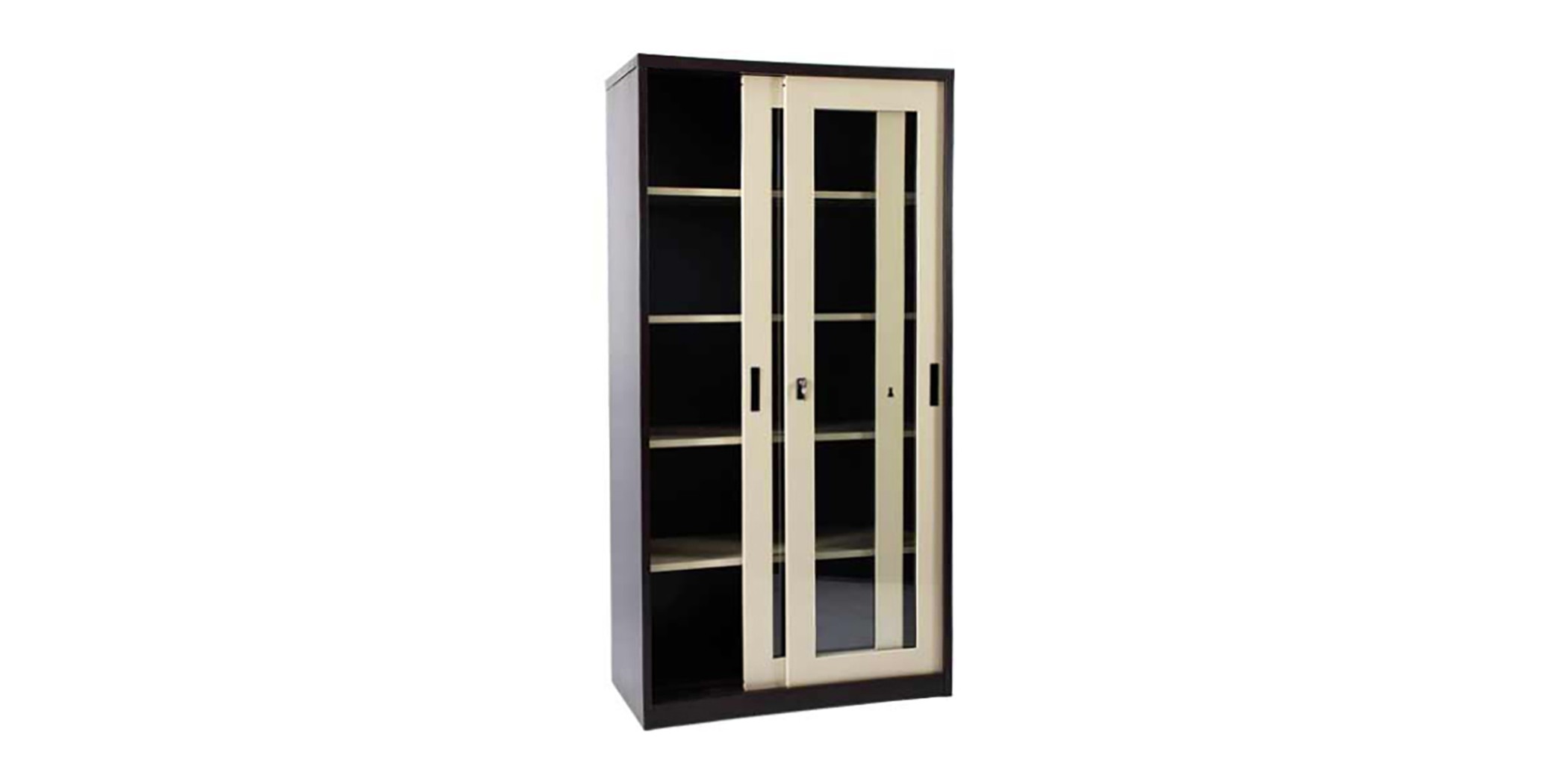 Storage Metal Cupboard COUFGSD4 Brown & Beige
