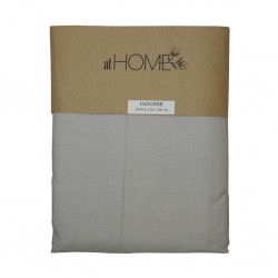 Fitted Sheet 110x190+20 cm Light Grey