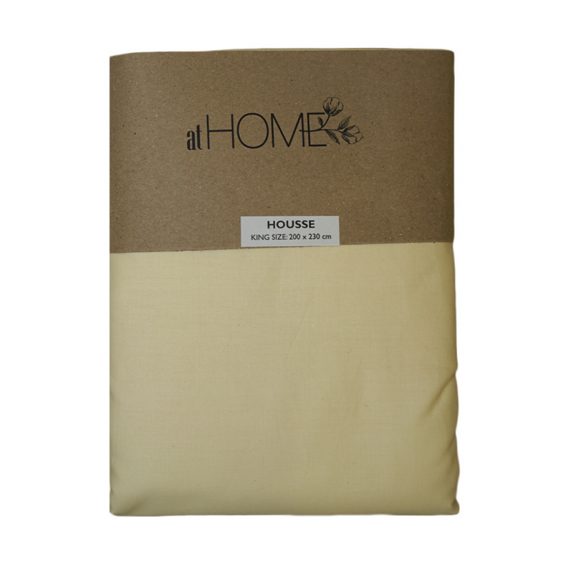Fitted Sheet 160x190+20 cm Cream
