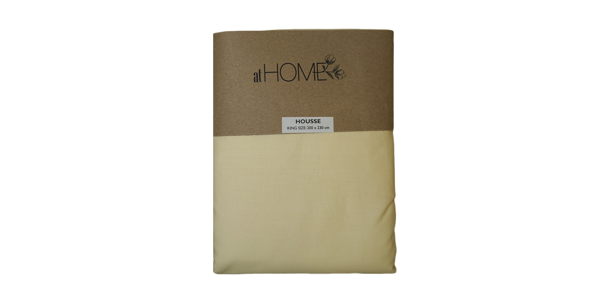 Fitted Sheet 160x190+20 cm Cream