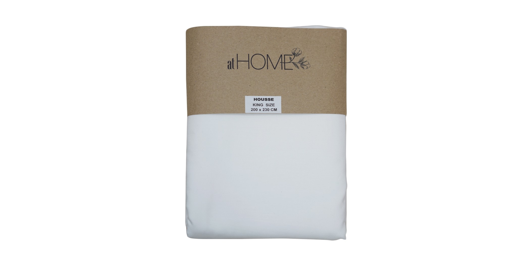 Fitted Sheet 160x190+20 cm White
